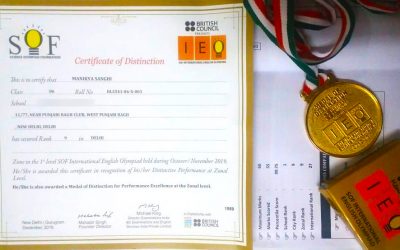 Manikya gets International Rank 27 and Zonal Rank 9 in IEO 2019-20