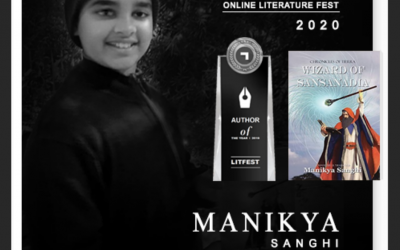Manikya is Nominated for ‘Author of the Year’ award and selected a speaker at NE8x Online LitFest 2020