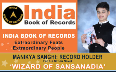 Manikya is now a RECORD HOLDER at INDIA BOOK OF RECORDS