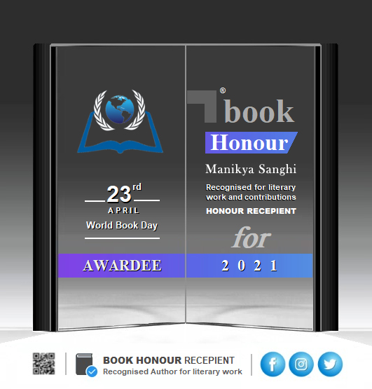 Book Honour Award received on 23 April 2021 – World Book Day