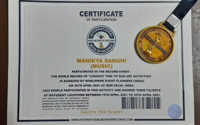 World Group Record in Music category for International Book of Records