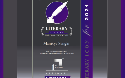 Manikya receives Literary Icon Award on the occasion of National Author’s Day